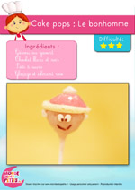 Recette_Cake Pops : le petit bonhomme