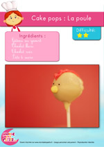 Recette_Cake Pops : la poule