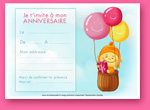 Carte d'invitation d'anniversaire: Trop mignon