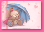 Carte enfant: le doudou