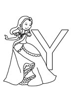 Coloriage éducatif avec des princesses