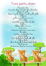 Paroles_Trois petits chats