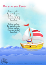 Paroles_Bateau sur l'eau