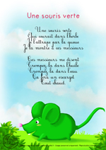 Paroles_Une souris verte