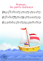 Partition_Maman, les petits bateaux