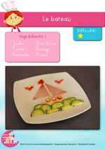 Recette_Cuisine pour enfants : Le bateau